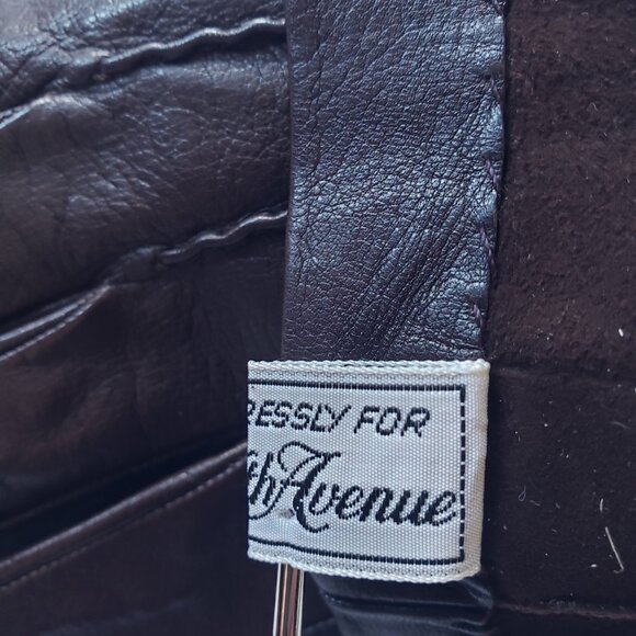 Saks Fifth Avenue Italian Leather Unlined Brown Driving Gloves - Picture 8 of 9